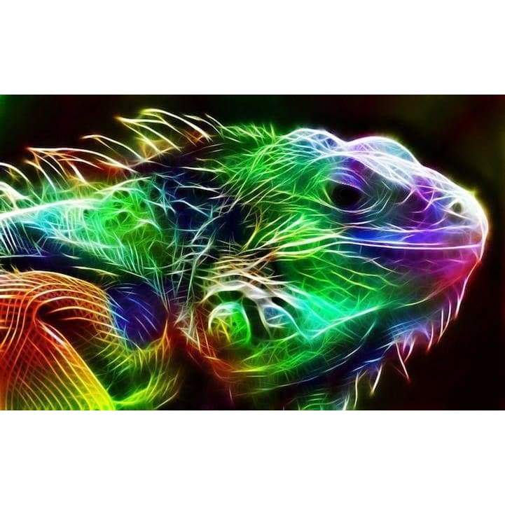 Rainbow fractal 02- Full Drill Diamond Painting - Special