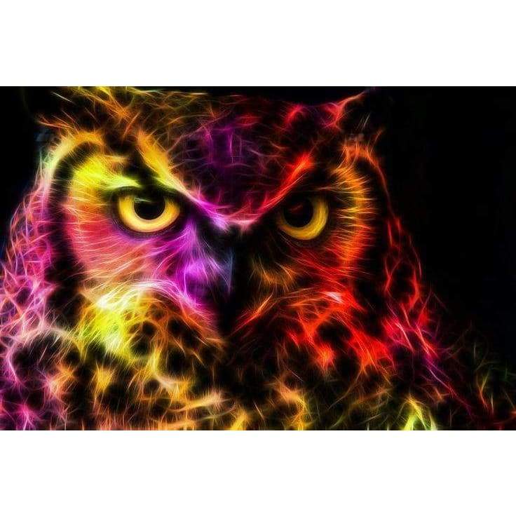 Rainbow fractal 06- Full Drill Diamond Painting - Special