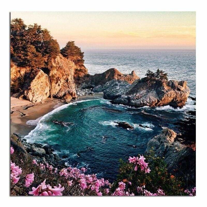 Sea Flower Full Drill - 5D DIY Diamond Painting Kits Arts -