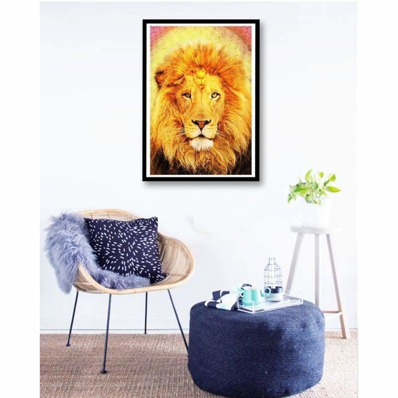 Special Animal Lions Portrait Full Drill - 5D Diy Diamond