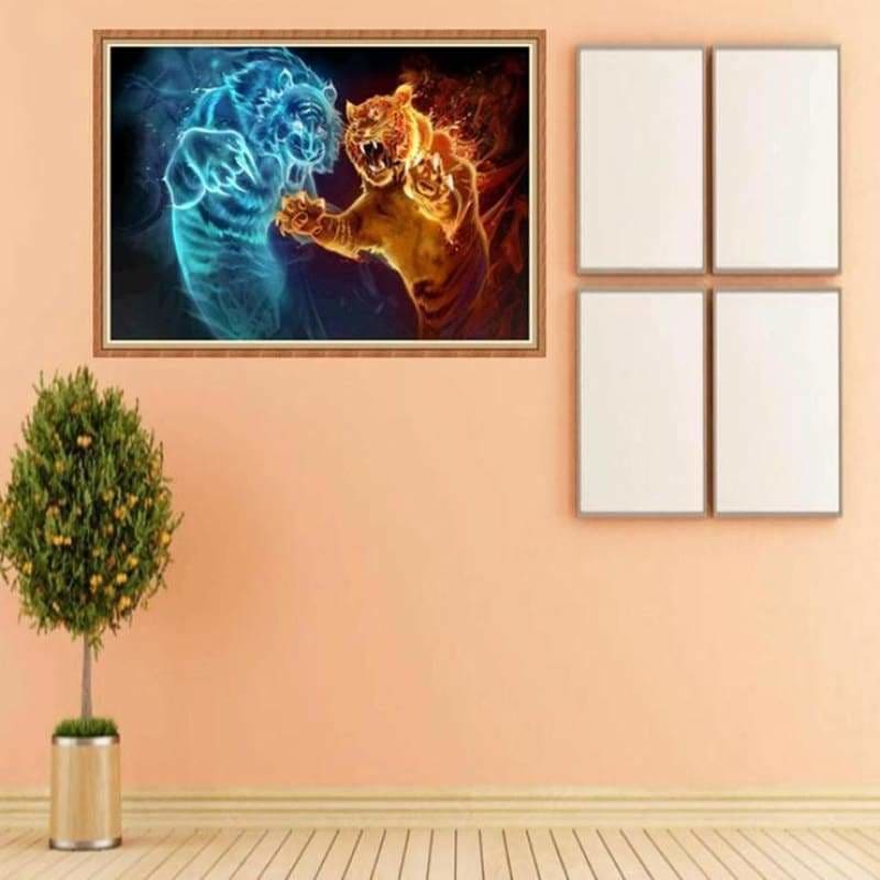 Special Animal Tiger Picture Full Drill - 5D Diy Diamond