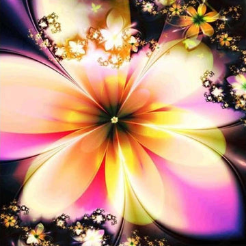 Abstract Flower Diamond Painting