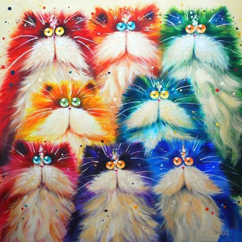 Cat Diamond Painting Kits
