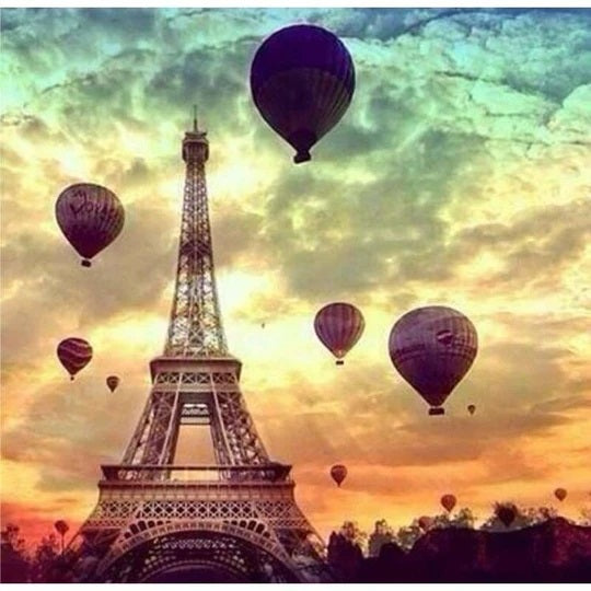 Hot Air Balloon Diamond Painting