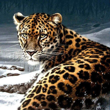 Leopard Diamond Painting Kits