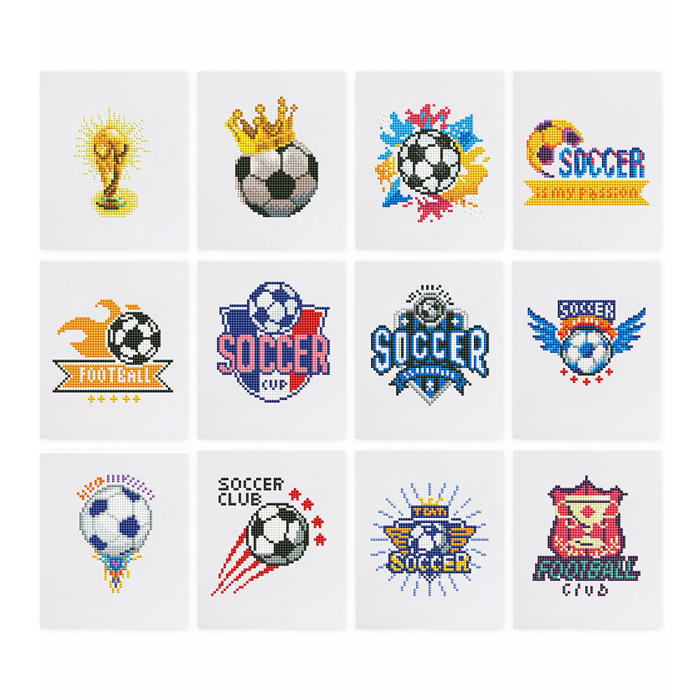 Football fan 12 SET - Diamond Painting