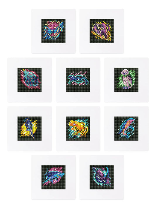 Luminous Animal World 10 SET - Diamond Painting