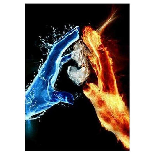 Fantasy Mystical Hand Full Drill - 5D Diy Diamond Painting Kits QB7102 - NEEDLEWORK KITS