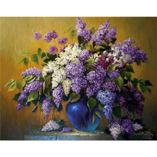 2019 Hot Sale Wall Decor Diy Diamond Embroidery Flower 5D Kit VM4070 - NEEDLEWORK KITS