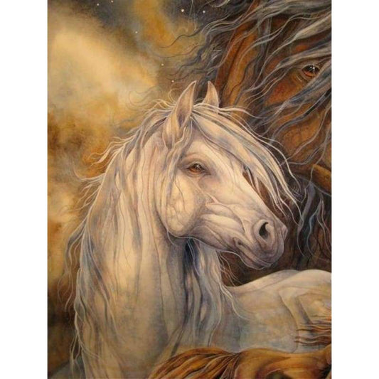 Special Full Square Diamond Horse Painting Kits VM20001 - NEEDLEWORK KITS