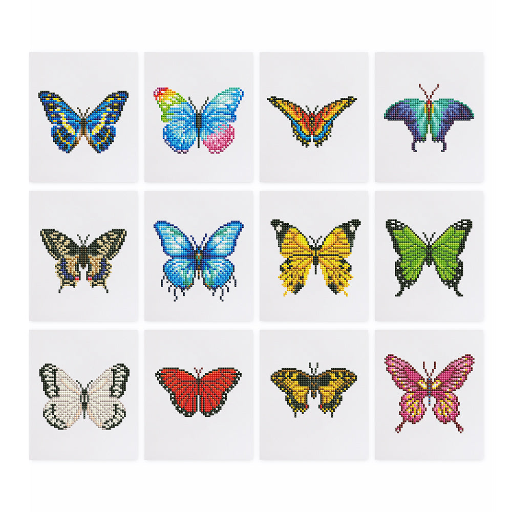 Butterflies Dreamly Colours 12 SET - Diamond Painting