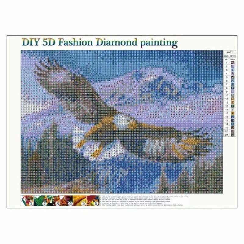 Animal Eagle Portrait Full Drill - 5D Diy Diamond Painting 