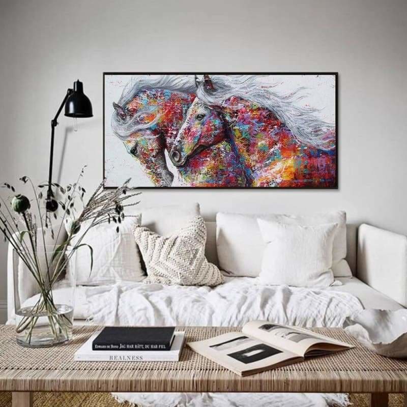 Dream Modern Art Popular Colorful Horse Diamond Painting 