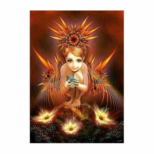 Fairy Portrait Pattern Diy Full Drill - 5D Full Diamond