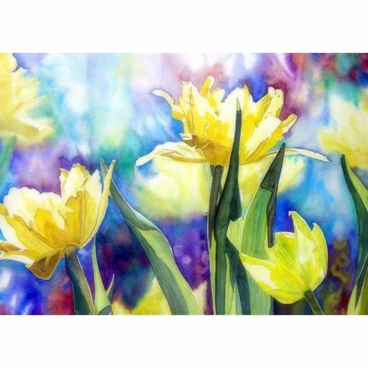 Full Drill - 5D Diamond Painting Kits Beautiful Yellow