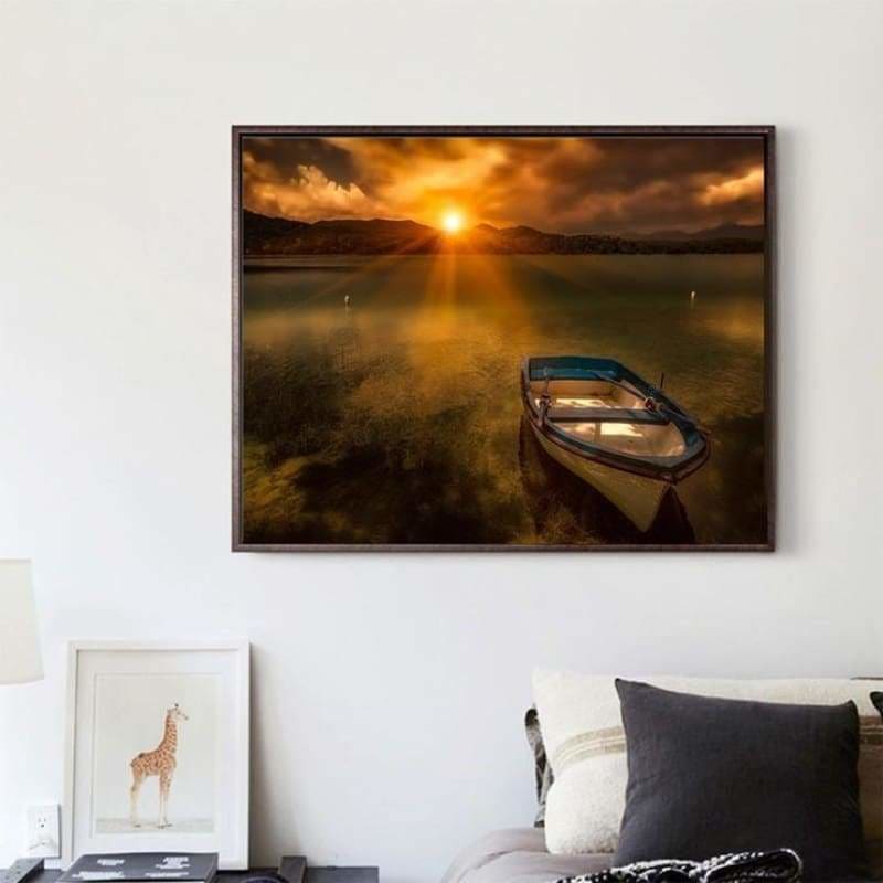 Full Drill - 5D Diamond Painting Kits Quiet Beautiful Lake 