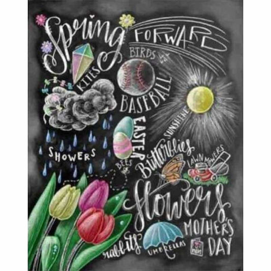 Full Drill - 5D Diamond Painting Kits Spring Flower