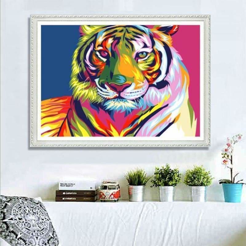Full Drill - 5D Diamond Painting Kits Watercolored Animal 