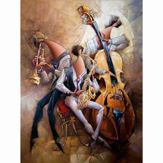 Full Drill - 5D DIY Diamond Painting Kits Abstract Music