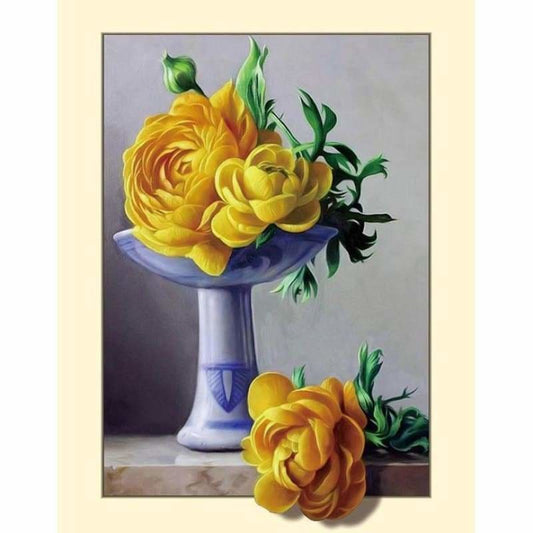 Full Drill - 5D DIY Diamond Painting Kits Artistic Yellow