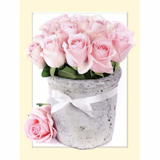 Full Drill - 5D DIY Diamond Painting Kits Beautiful Pink