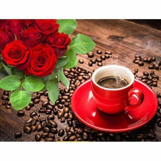 Full Drill - 5D DIY Diamond Painting Kits Blackboard Coffee