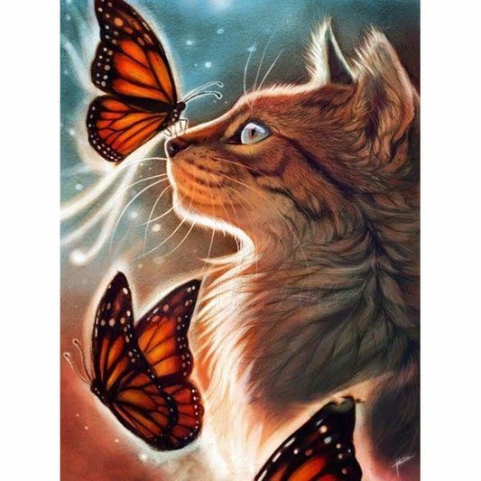 Full Drill - 5D DIY Diamond Painting Kits Cartoon Dream Cat