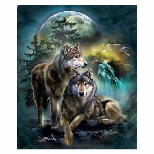 Full Drill - 5D DIY Diamond Painting Kits Cartoon Moon Cool