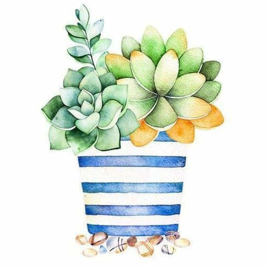 Full Drill - 5D DIY Diamond Painting Kits Cartoon Plant