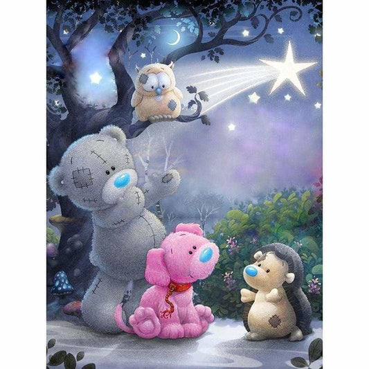 Full Drill - 5D DIY Diamond Painting Kits Cartoon Warm Cute