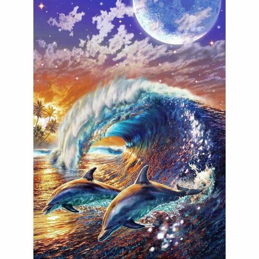 Full Drill - 5D DIY Diamond Painting Kits Dream Moon