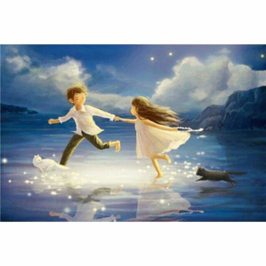 Full Drill - 5D DIY Diamond Painting Kits Fantasy Boy And