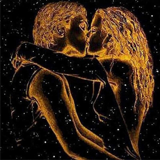 Full Drill - 5D DIY Diamond Painting Kits Gold Light Lover