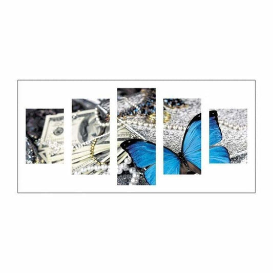 Full Drill - 5D DIY Diamond Painting Kits Multi Panel Blue