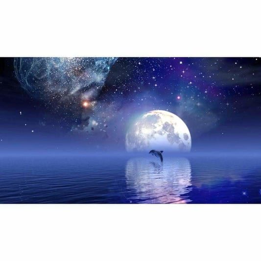Full Drill - 5D DIY Diamond Painting Kits Starry Sky Moon