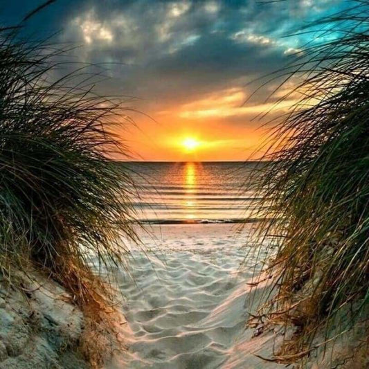 Full Drill - 5D DIY Diamond Painting Kits Sunset Summer