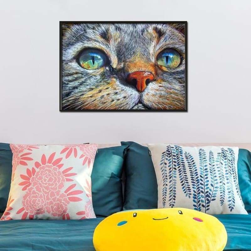 Hot Sale Cat Face Full Drill - 5D Diy Embroidery Cross 