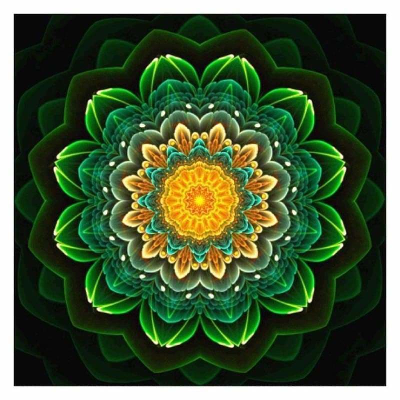 Hot Sale Crystal Abstract Mandala Full Drill - 5D Diy 