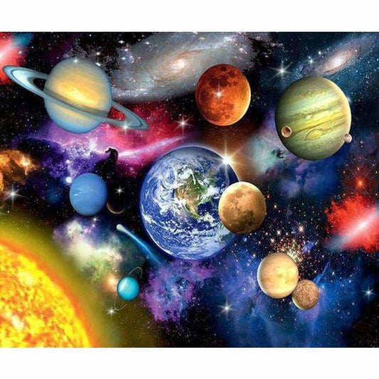 Hot Sale Landscape Galaxy Star Full Drill - 5D Diy Diamond