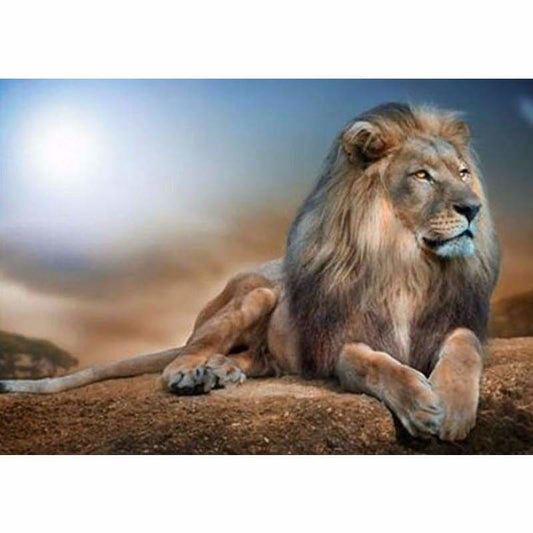 King Of The Jungle- Full Drill Diamond Painting - Special