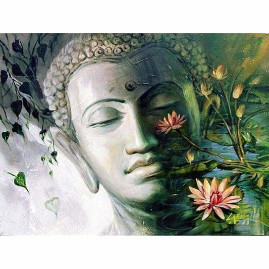 Large Size Buddha Buddhist Statues Portrait Full Drill - 5D