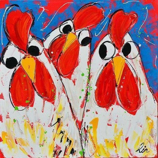 Modern Art Cock Full Drill - 5D Diy Embroidery Diamond