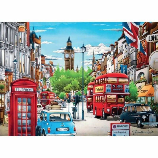 Modern Art Street Wall Decoration Full Drill - 5D Diy