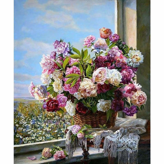 New Cheapest Flower Home Decor Full Drill - 5D Diy Diamond