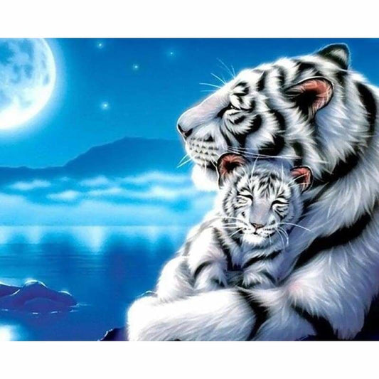 New Dream Rhinestones Animal Tiger Full Drill - 5D Diy