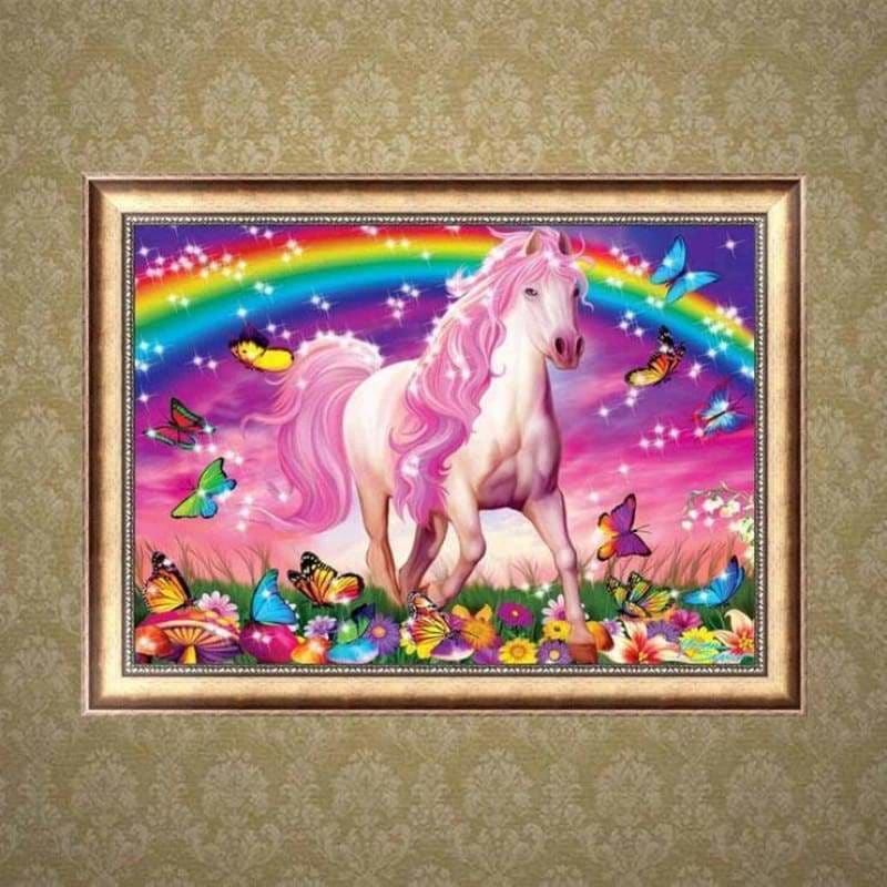 New Fantasy Wall Decor Unicorn Full Drill - 5D Diy Diamond 
