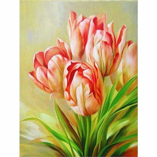 New Hot Sale Beautiful Pink Flower Full Drill - 5D Diy