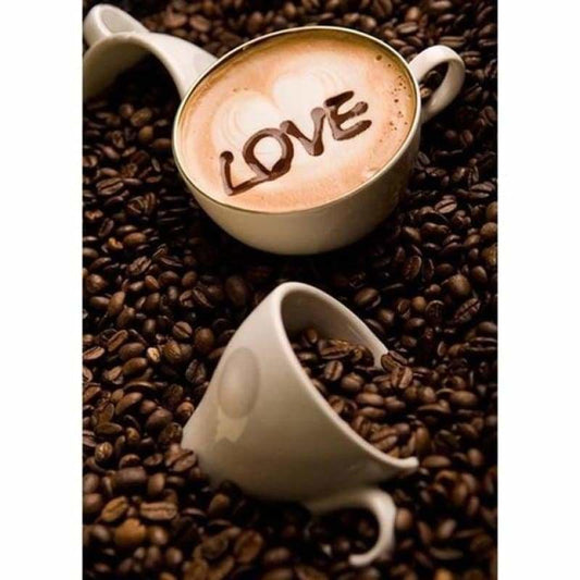 New Hot Sale Full Square Drill Coffee Cup Full Drill - 5D
