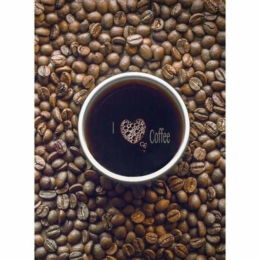 New Hot Sale Full Square Drill Coffee Cup Full Drill - 5D