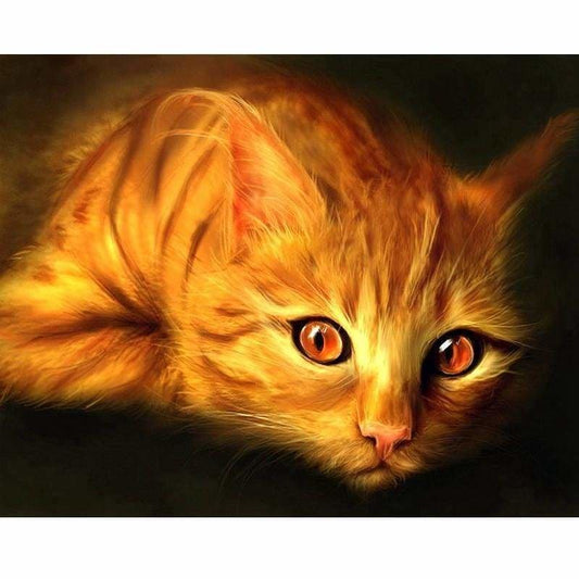 New Hot Sale Pet Cute Cat Picture Full Drill - 5D Diy